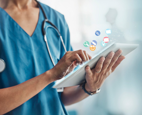 doctor-using-a-tablet